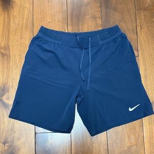 Nike Men's Deep Blue Dri Fit Athletic Shorts
